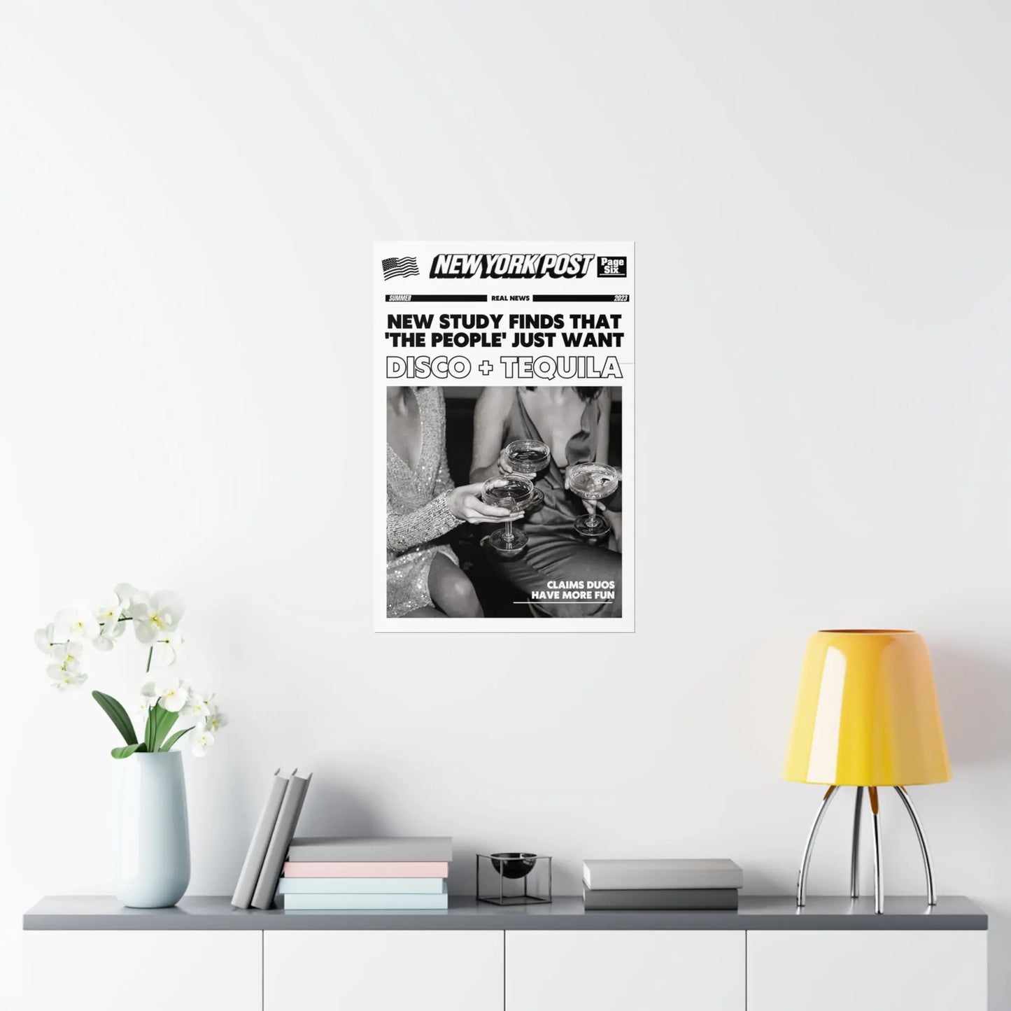 Trendy Newspapers New York Breaking News Poster Printify