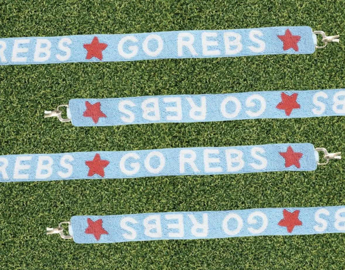 Ole Miss Go Rebs Purse Strap