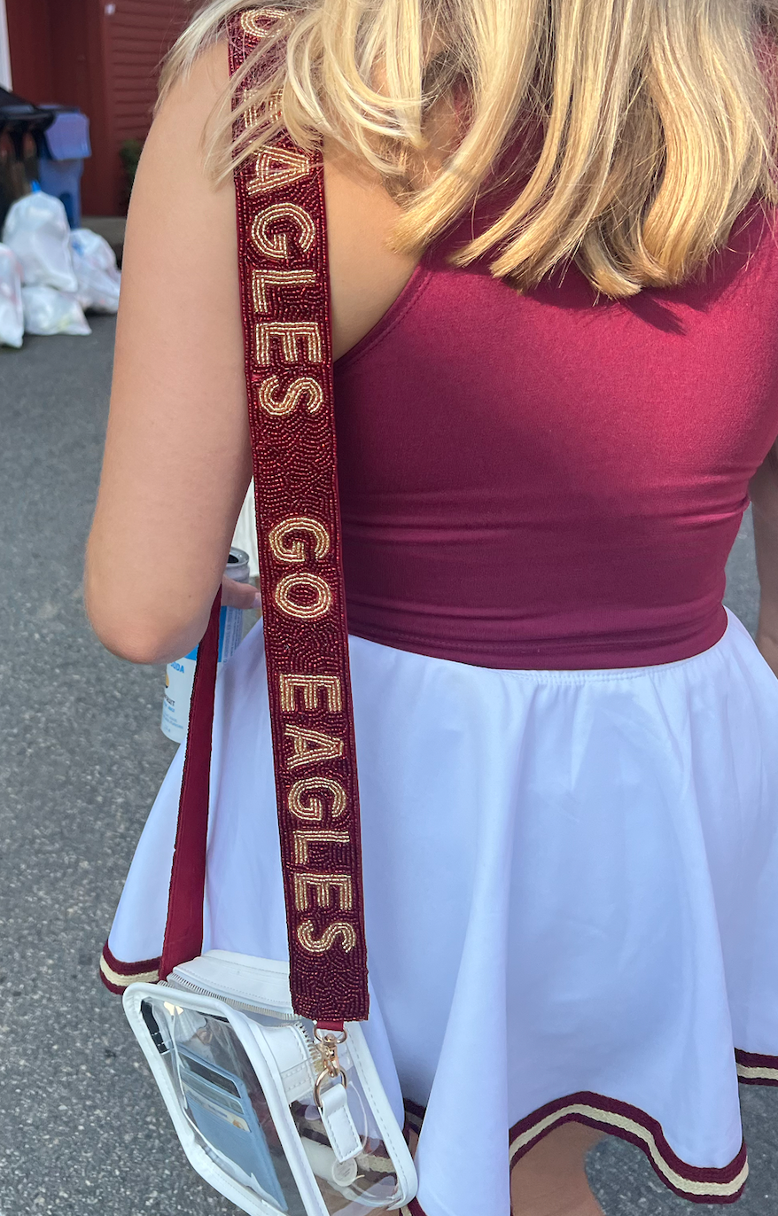 Boston College Beaded Purse Strap