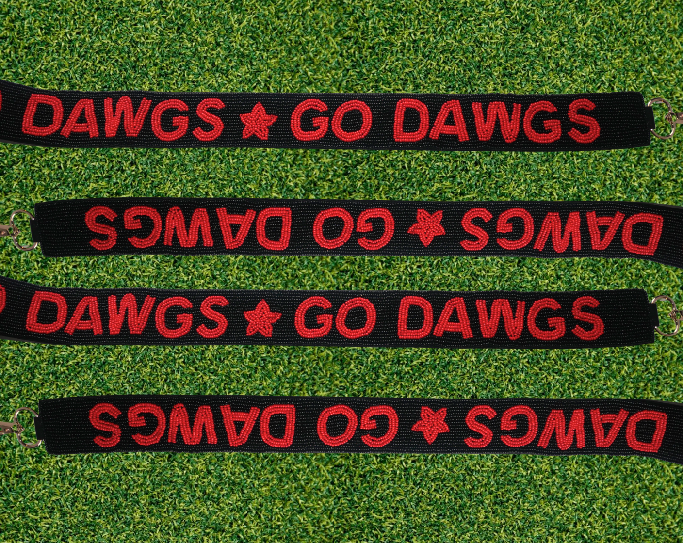 Univeristy of Georgia Beaded Purse Strap | Go Dawgs Beaded Purse Strap