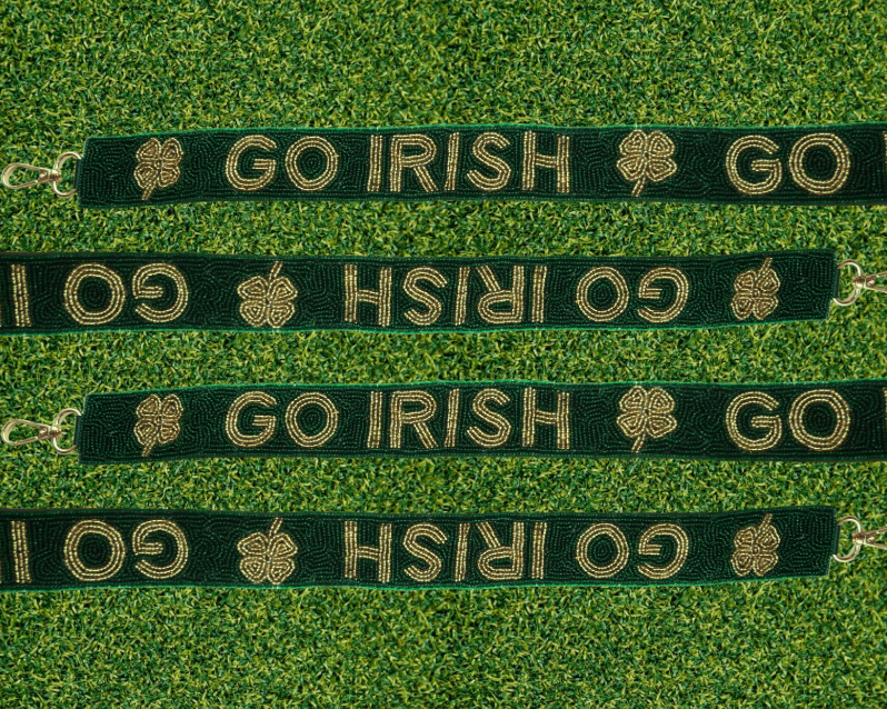 Notre Dame Beaded Purse Strap | Go Irish Beaded Purse Strap