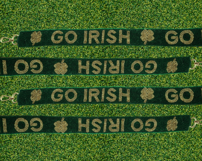 Notre Dame Beaded Purse Strap | Go Irish Beaded Purse Strap