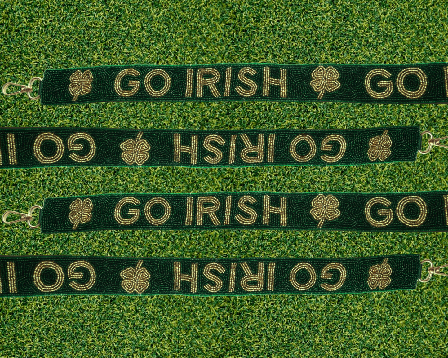 Notre Dame beaded purse strap