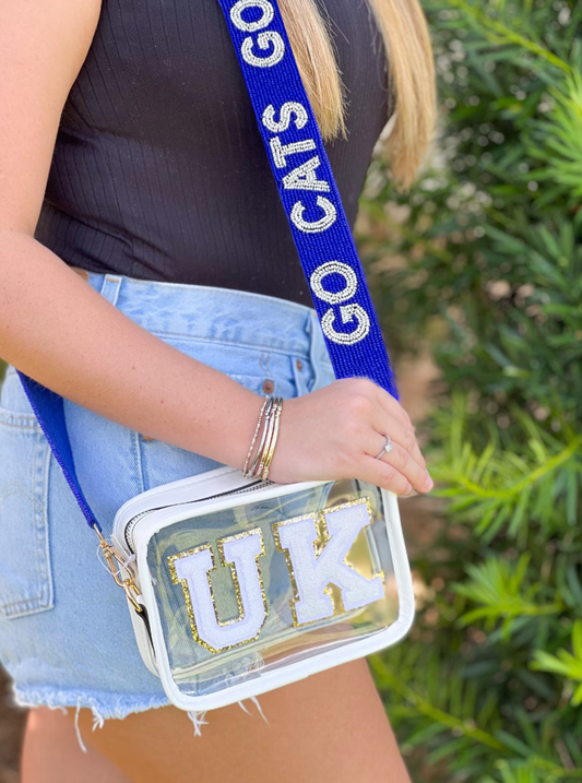 University of Kentucky Beaded Purse Strap